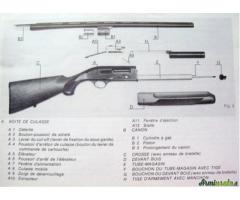 CEDO RICAMBI PER FUCILI BERETTA SERIE A300/301/302/303 CAL. 12